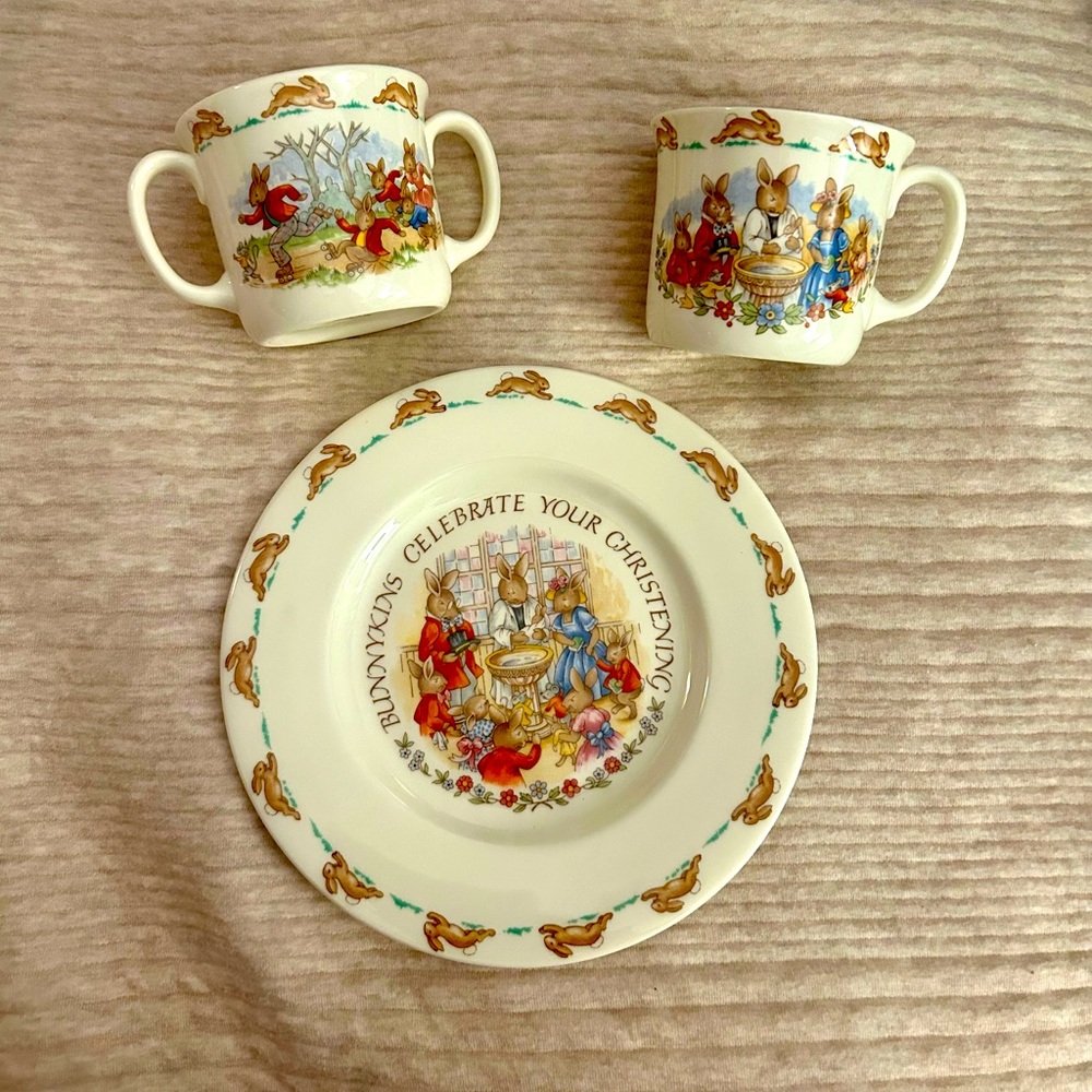 Bunnykins Celebrate Your Christening, Royal Doulton